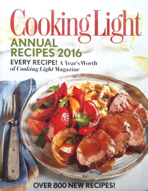Cooking light - Save up to 52% on Cooking Light, a quarterly magazine with hundreds of healthy recipes for every occasion. Get tips, tricks and inspiration from the Test Kitchen and enjoy a healthy lifestyle. 
